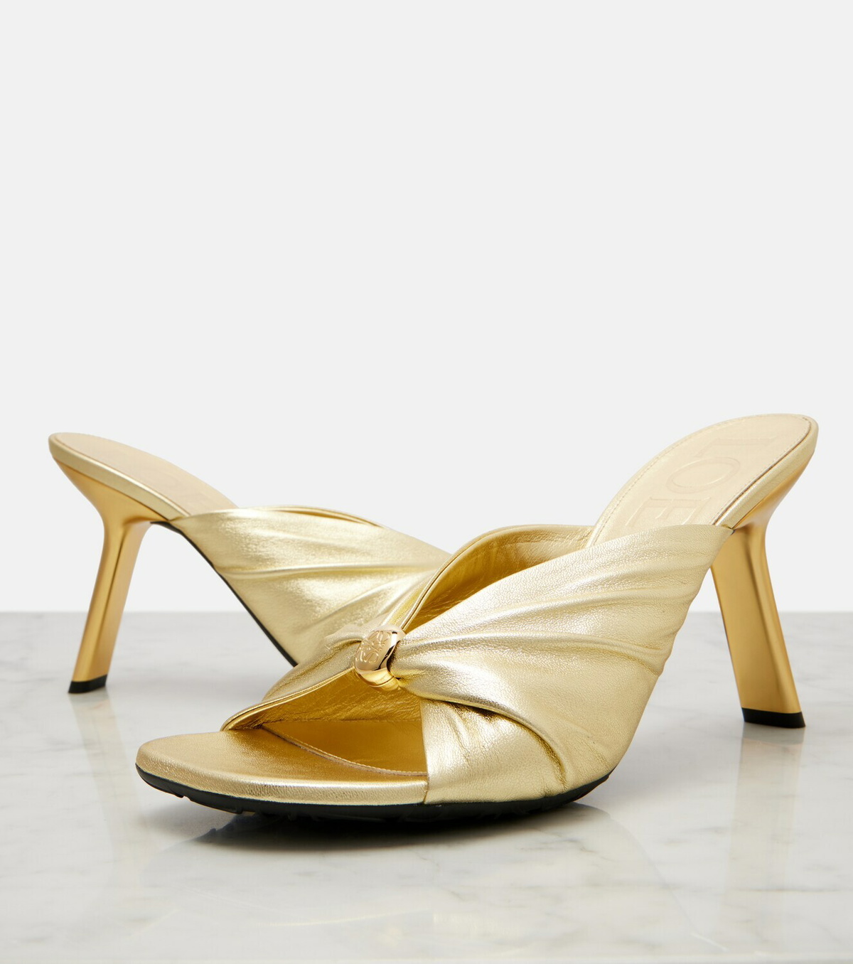 Loewe Paula's Ibiza Pebble Soft leather mules