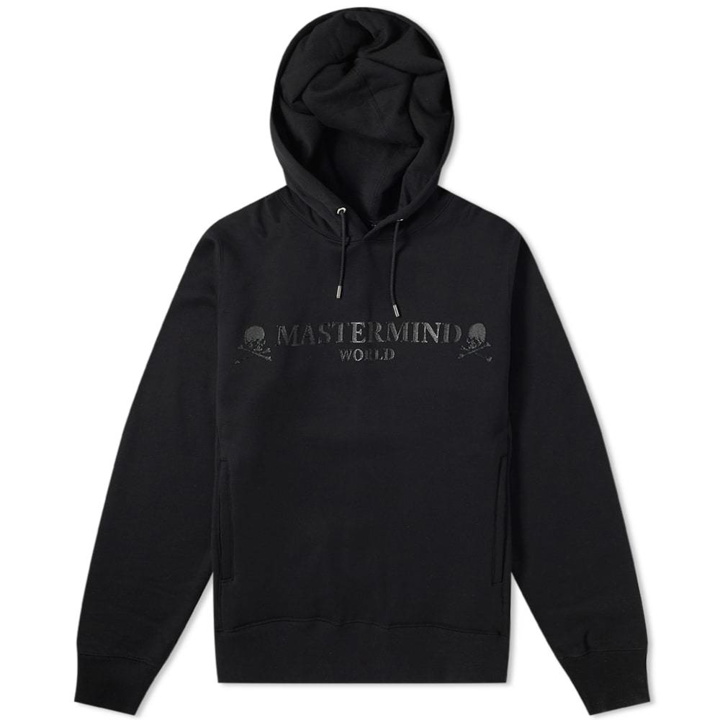 Photo: MASTERMIND WORLD Rubber Print Logo Hoody