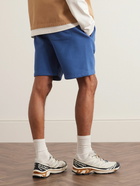 Carhartt WIP - Chase Straight-Leg Logo-Embroidered Cotton-Blend Jersey Shorts - Blue