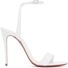 Christian Louboutin White Loubigirl 100 Heeled Sandals