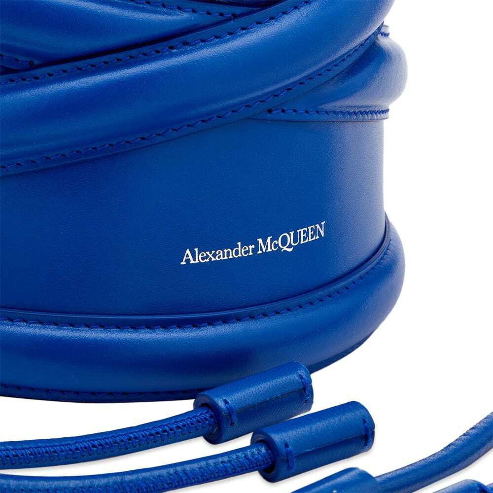 Alexander McQueen Soft-curve Bucket Bag - Blue