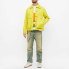 Craig Green Men's Quilted Worker Jacket in Yellow