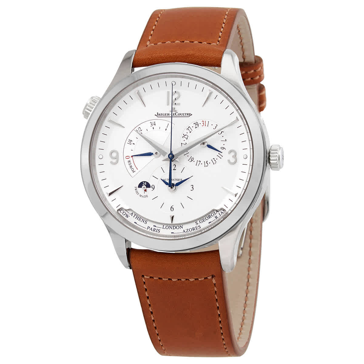 Jaeger LeCoultre Master Control Chronograph Automatic Silver Dial Mens Watch Q4128420