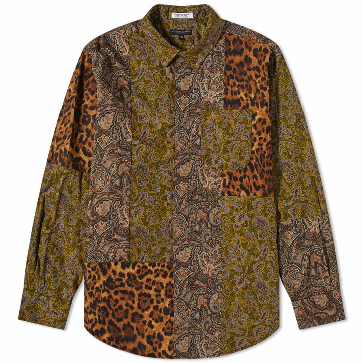 Photo: Engineered Garments Paisley Leopard Patchwork Shirt