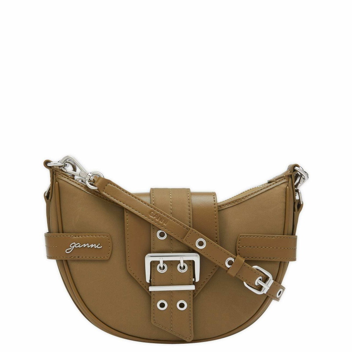 Photo: GANNI Women's Bucky Crossbody Bag in Military Olive 