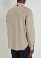 Rag & Bone Finch Linen-blend Shirt Cream