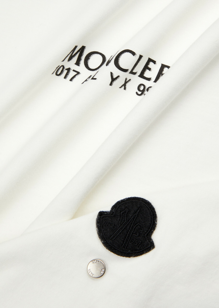 Moncler Genius 6 1017 Alyx 9SM Logo Cotton T-shirt White