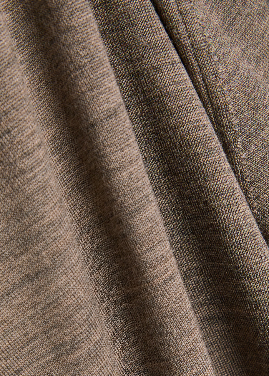 John Smedley Lundy Fine-knit Merino Wool Jumper Brown