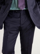 Canali - Slim-Fit Tapered Wool-Twill Suit Trousers - Blue