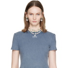 SHUSHU/TONG Painted Faux-Pearl Gemstone Earrings