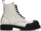 Marni Off-White Dada Combat Boots