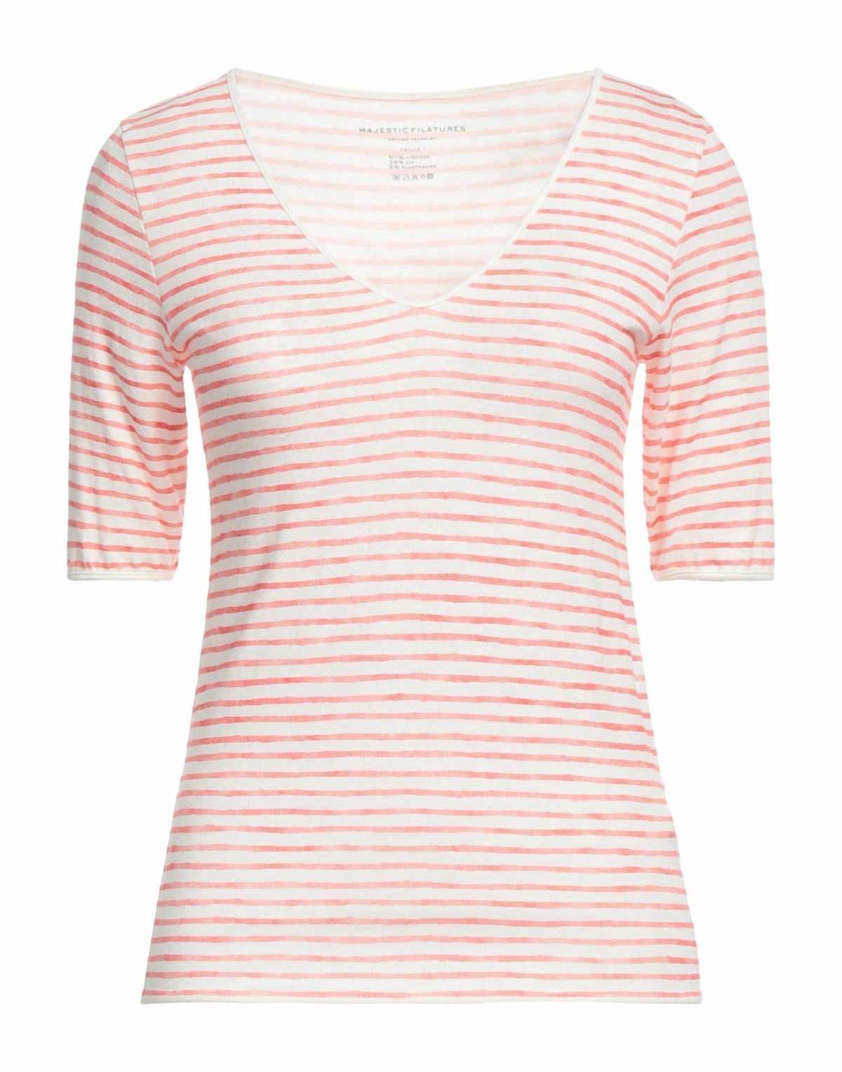 Majestic Filatures Womens T-shirt Coral