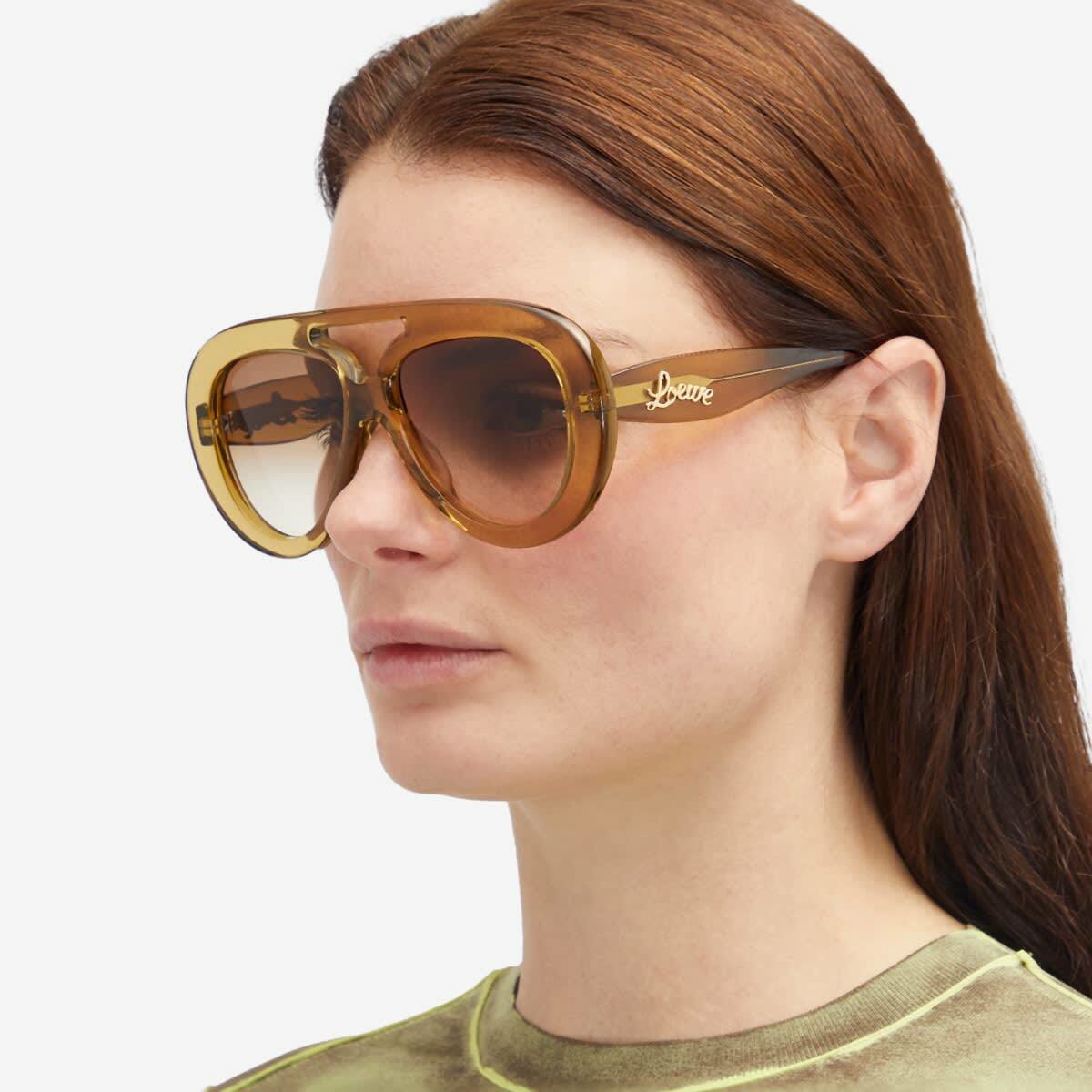 LOEWE サングラス　AVIATOR グラデーション　slw654 LOEWE サングラス AVIATOR グラデーション slw654 - メルカリ