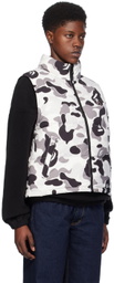 BAPE Gray ABC Camo Reversible Down Vest