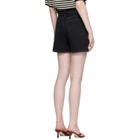 ANINE BING Black Delaney Denim Shorts