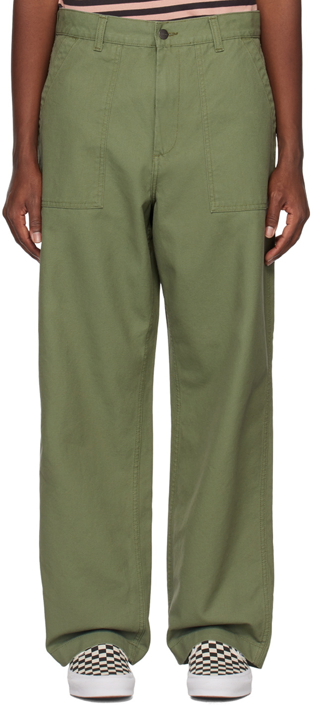 Carhartt Work In Progress Green Council Trousers