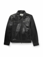 Oliver Spencer - Norton Leather Jacket - Black