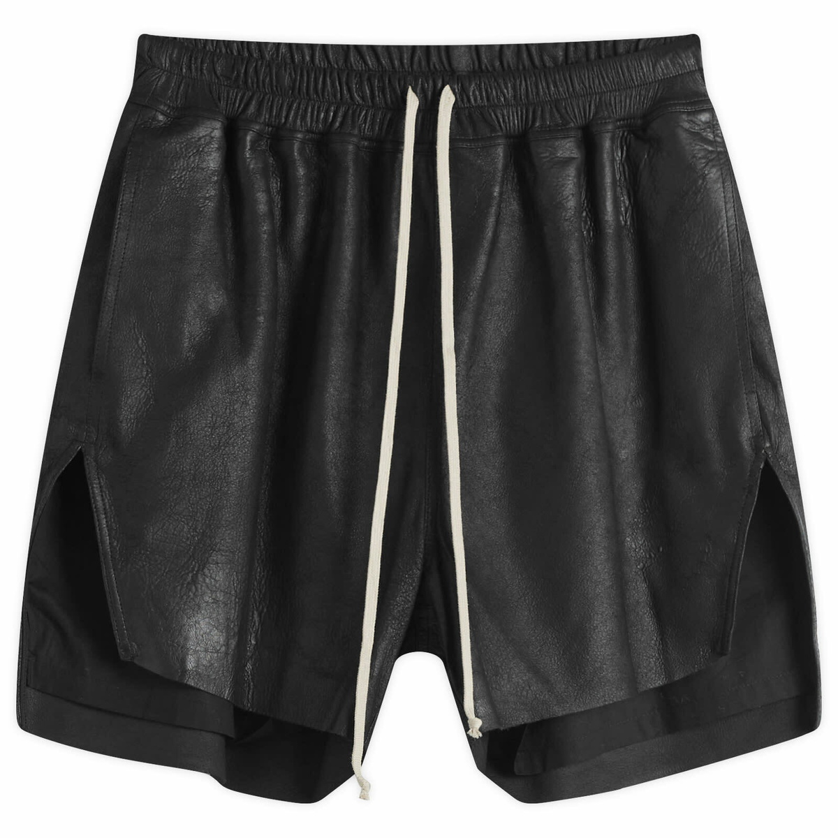 Rick Owens Men's Cotton Canvas Boxers in Black Rick Owens