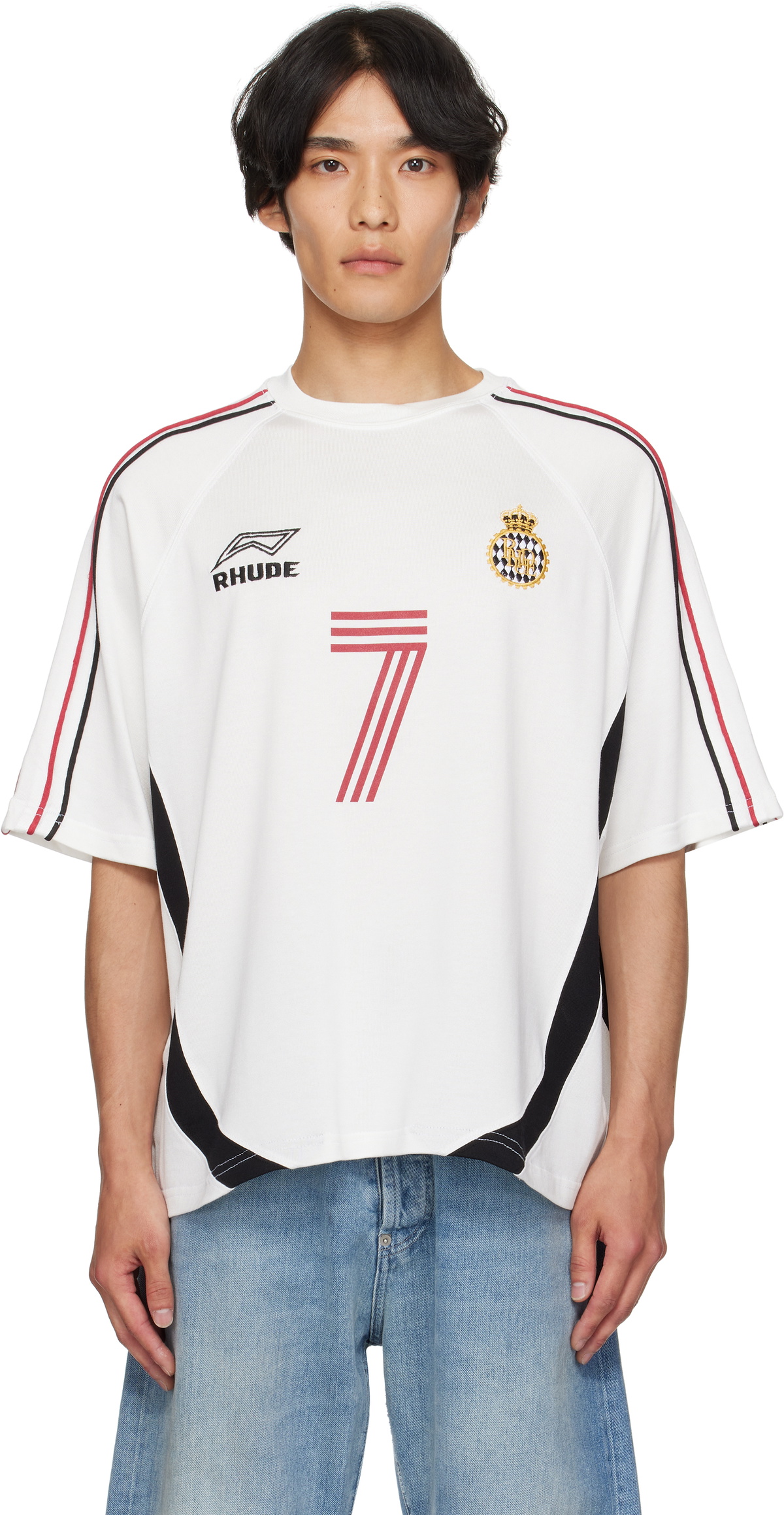 Rhude Black 'Saint Malo' T-Shirt Rhude