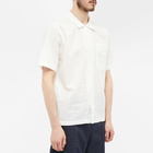 Universal Works Men's Linen Camp Shirt in White