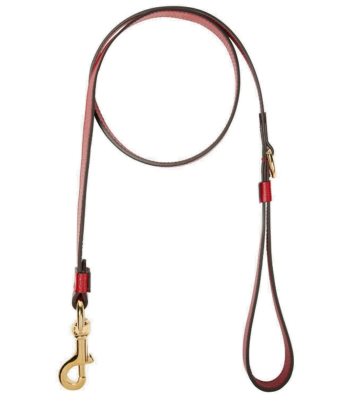 Photo: Gucci - Interlocking G S/M faux leather dog leash