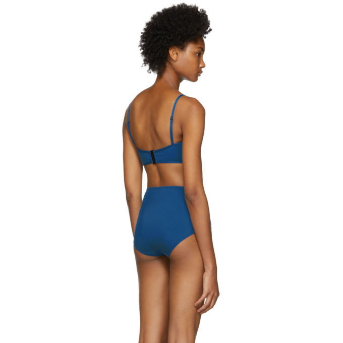 Her Line Blue Suzy Bikini Top