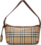 Burberry Beige Mini Check Shoulder Bag