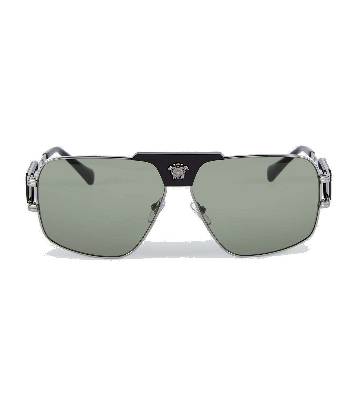 Photo: Versace Medusa aviator sunglasses