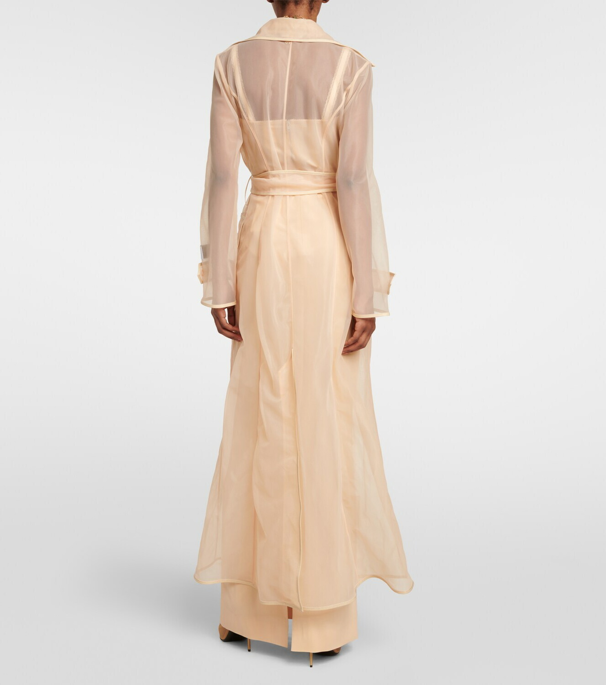 Dolce&Gabbana - x Kim marquisette trench coat Dolce & Gabbana