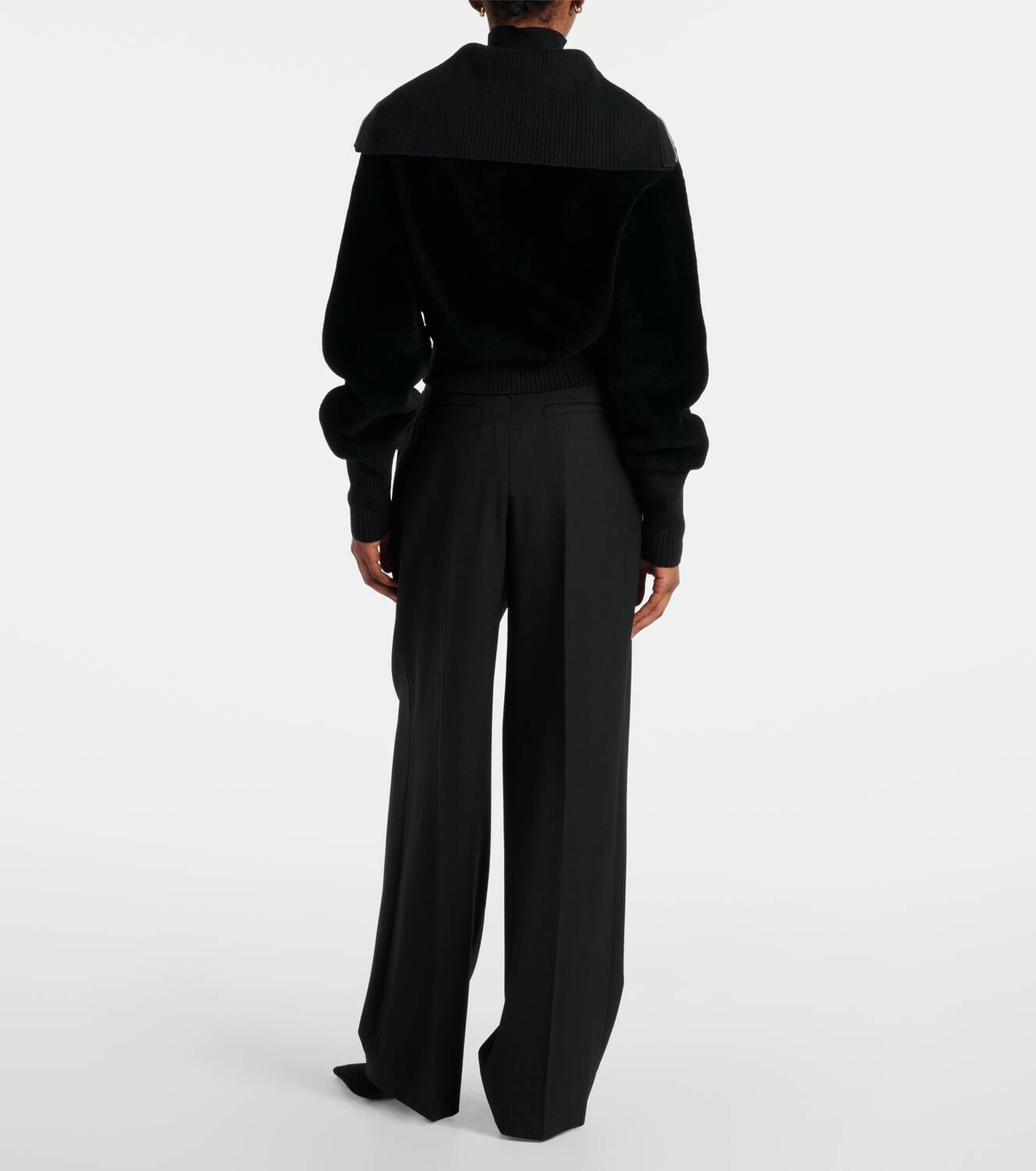 Victoria Beckham Shearling bomber jacket