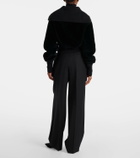 Victoria Beckham Shearling bomber jacket