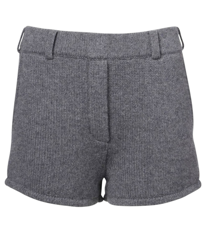 Photo: Lisa Yang Tyra high-rise cashmere shorts