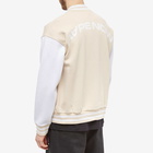 Men's AAPE Now Baseball Jacket in Beige