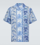 Etro Floral cotton bowling shirt