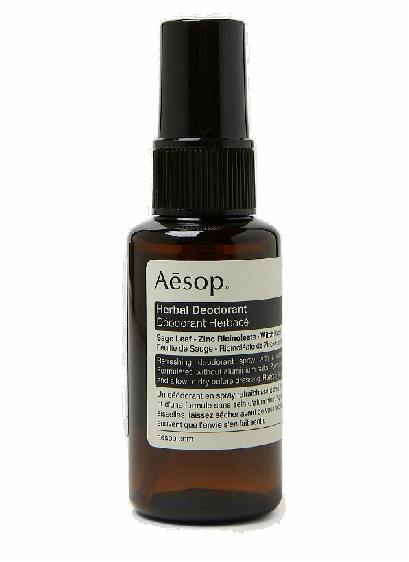 Photo: Aesop Herbal Spray Deodorant unisex Brown