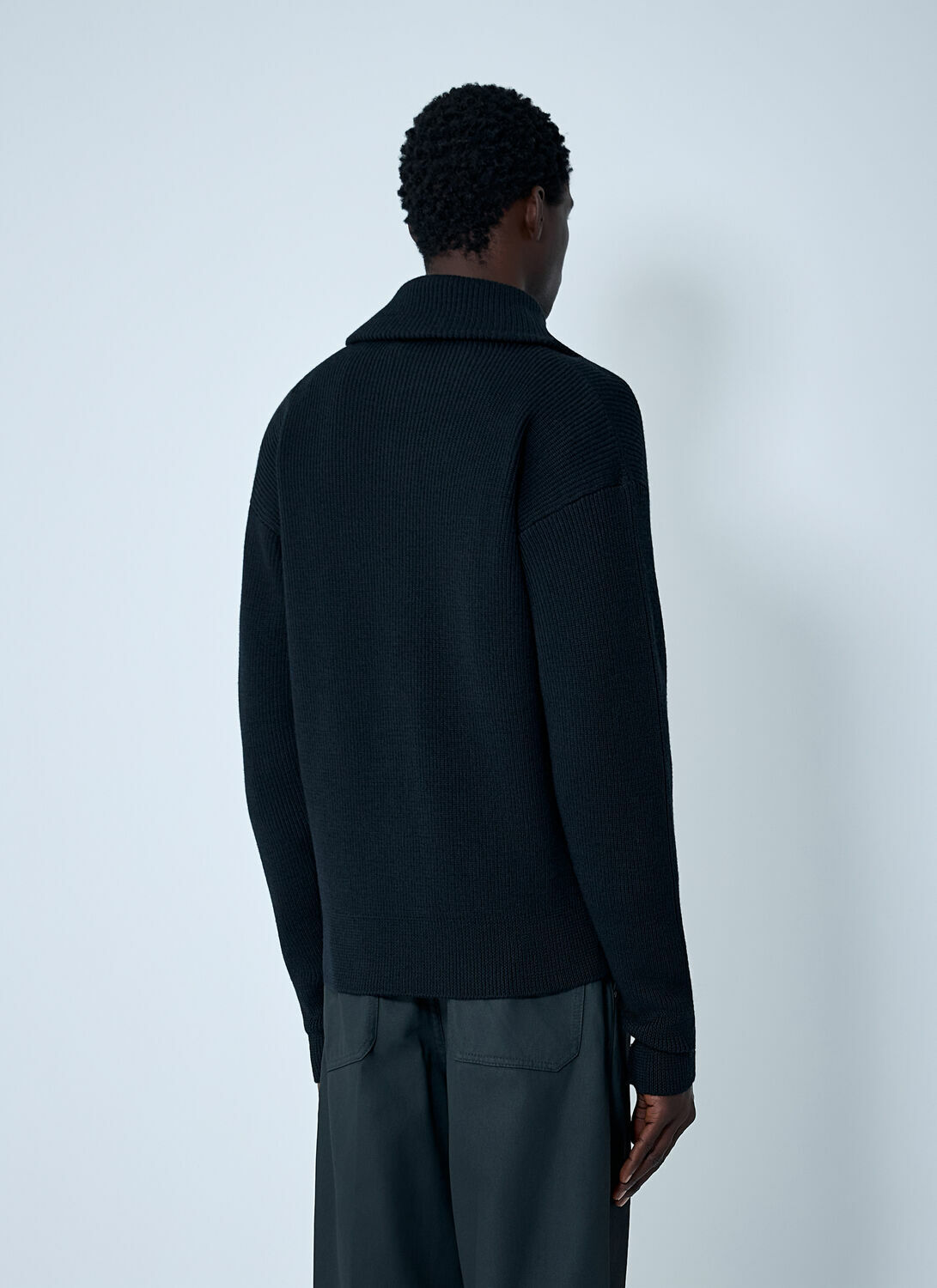 Lemaire Wool Half-Zip Sweater