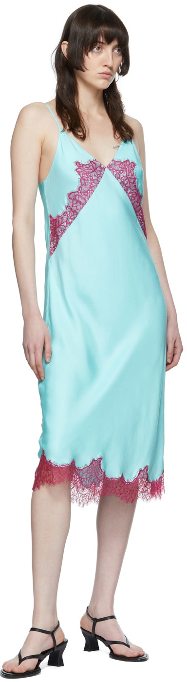 rag & bone Blue Logan Midi Dress