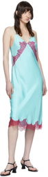 rag & bone Blue Logan Midi Dress