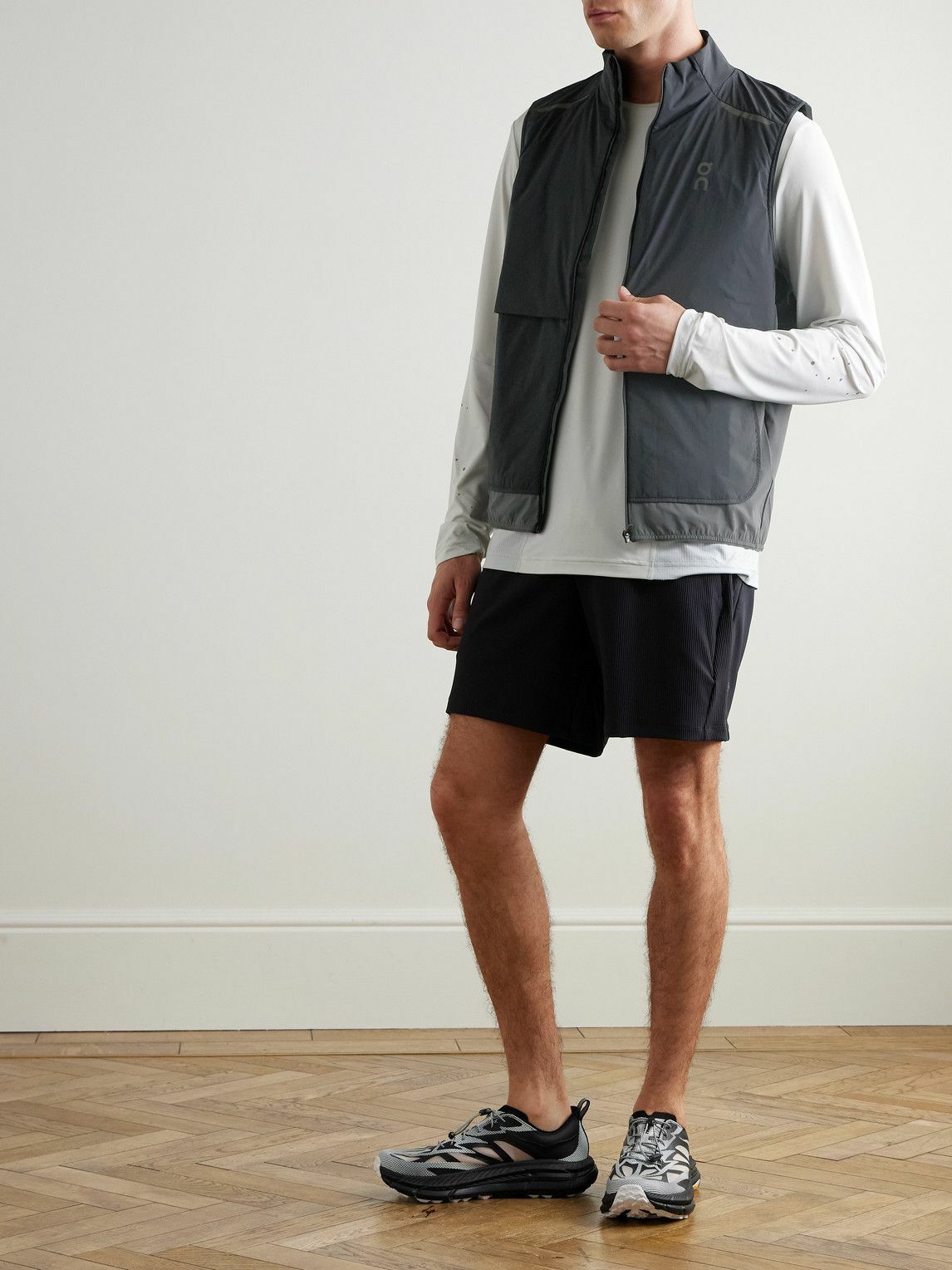 ON - Weather Shell Gilet - Gray