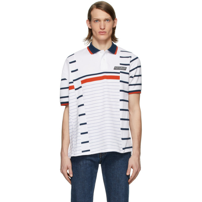 Photo: Martine Rose White Striped Polo