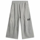 Needles Women's Deconstructed H.D. Sweat Pants in Heather Grey