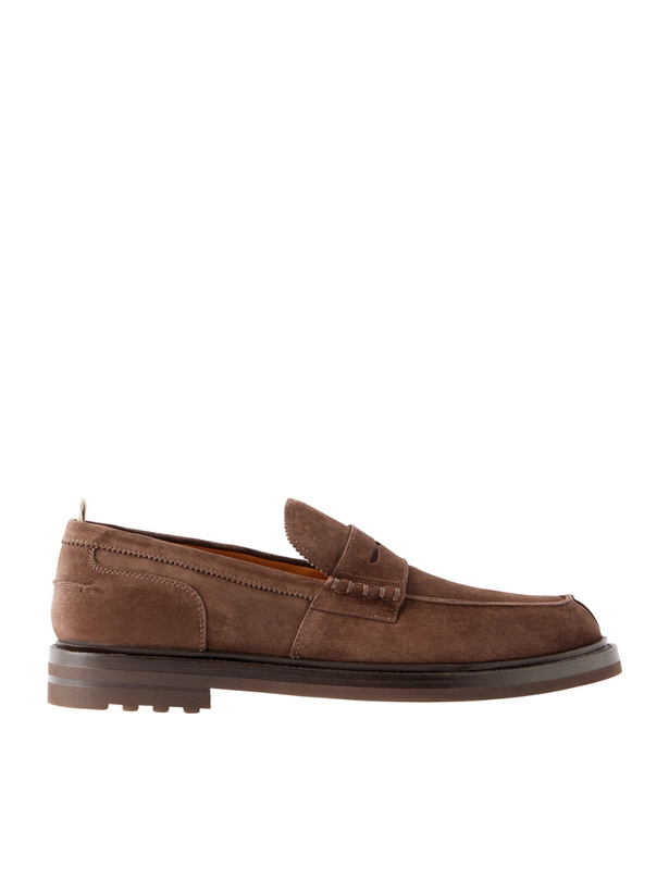 Photo: Officine Creative - Sax Flexi 001 Suede Loafers - Brown