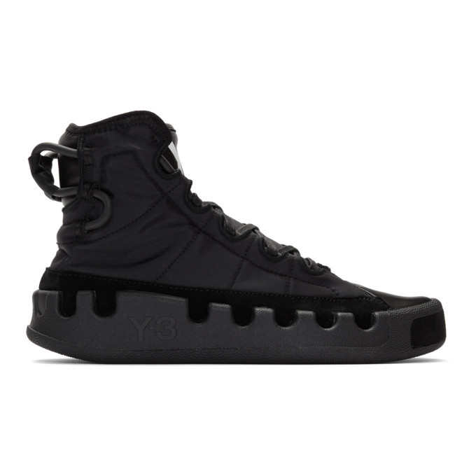 Photo: Y-3 Black Kasabaru Sneakers