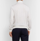 Ermenegildo Zegna - Slim-Fit Cashmere and Silk-Blend Rollneck Sweater - Neutrals