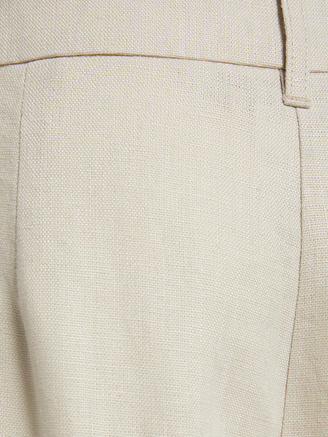 'S Max Mara◆ANSELMO◆リネン ストレートパンツ S MAX MARA Anselmo Linen Wide Leg Pants S Max Mara