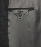 Saman Amel Prince of Wales check wool flannel blazer