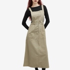 Snow Peak Women's Takibi Ripstop Midi Skirt in Lightgrey