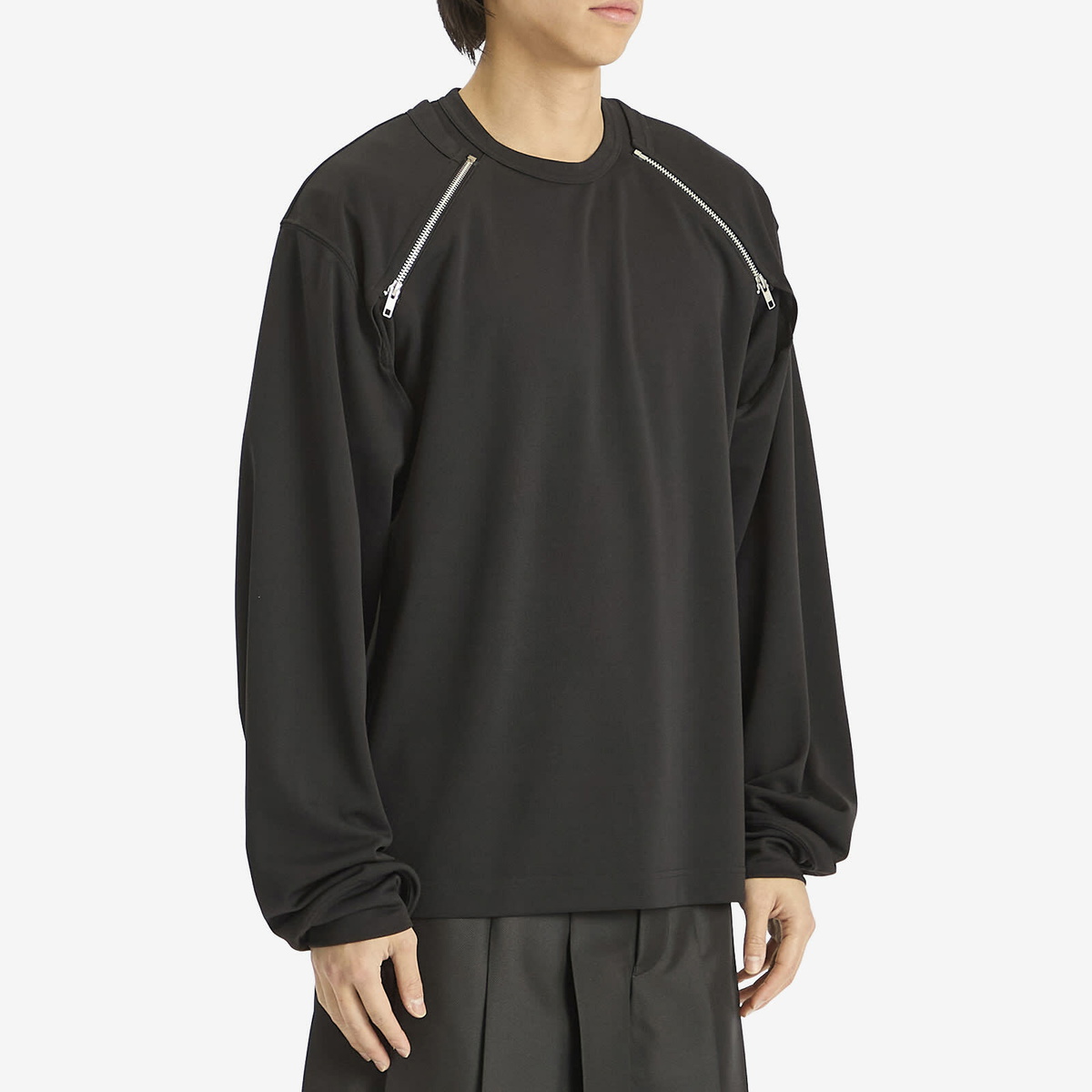 Comme des Garçons Homme Plus Men's Zip Long Sleeve Shirt in