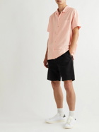YMC - Malick Camp-Collar Cotton and Silk-Blend Shirt - Pink