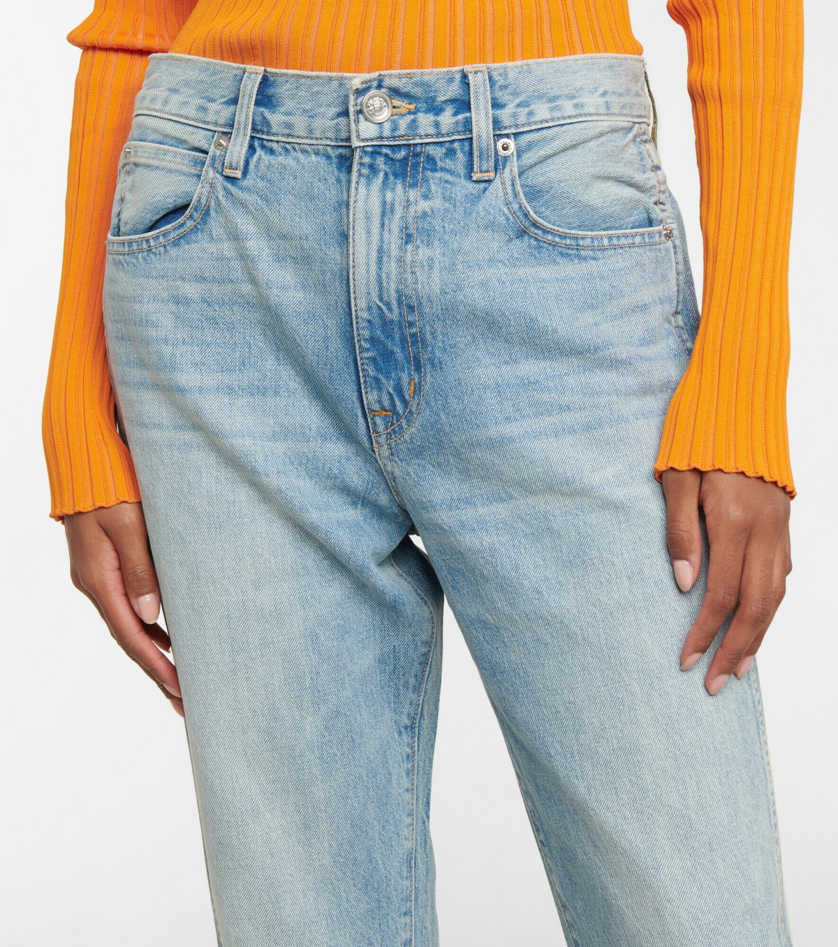 SLVRLAKE - Hero high-rise straight jeans SLVRLAKE